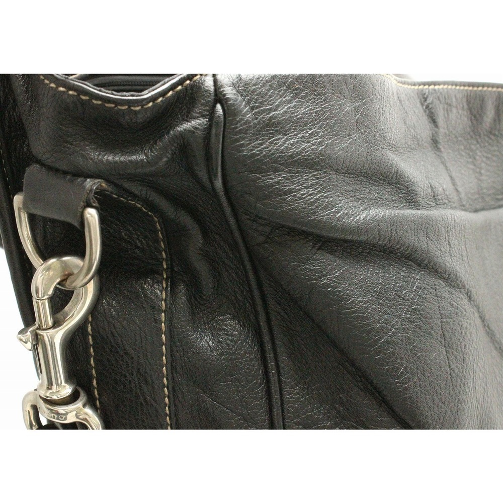 Gucci Black Tote Bag Shoulder Leather - Picture 8 of 9